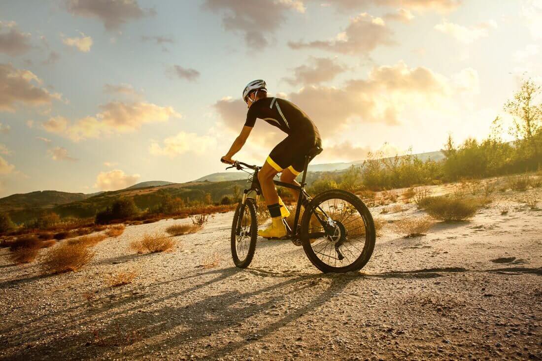 Desert Color Nature Bike Biking Sunset