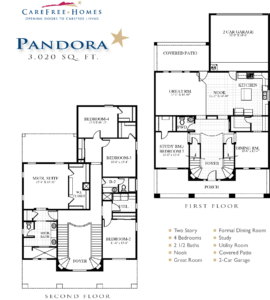 Carefree Homes Pandora Floor Plan